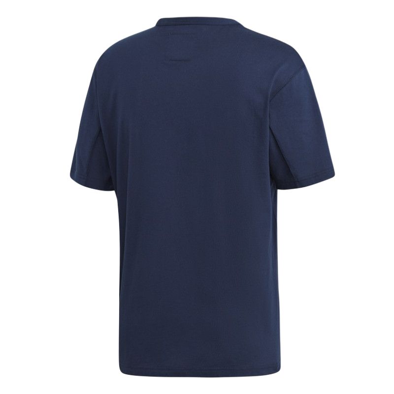 Adidas Originals Kaval Grp Tee With Logo Print Men Tops Blue DH4972