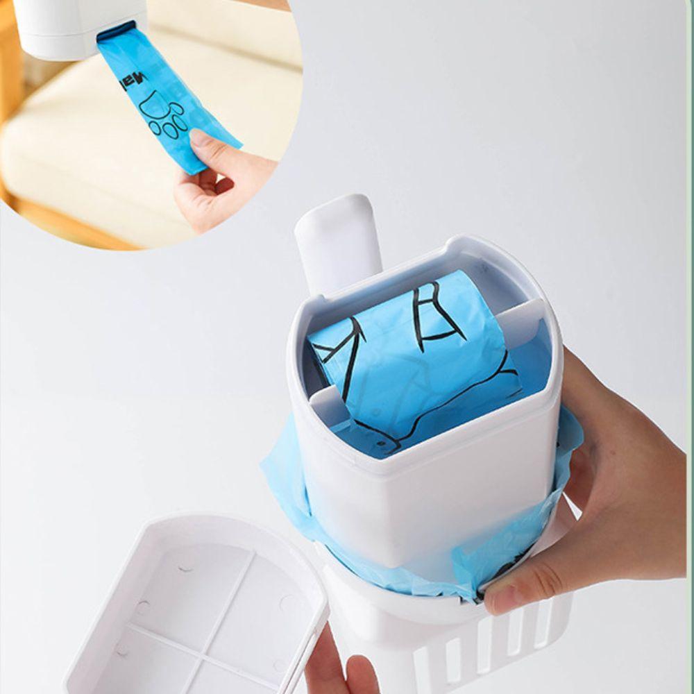 Built-in Trash Cat Litter Scoop Detachable Cat Litter Box Cleaning Tool Cat Litter Box