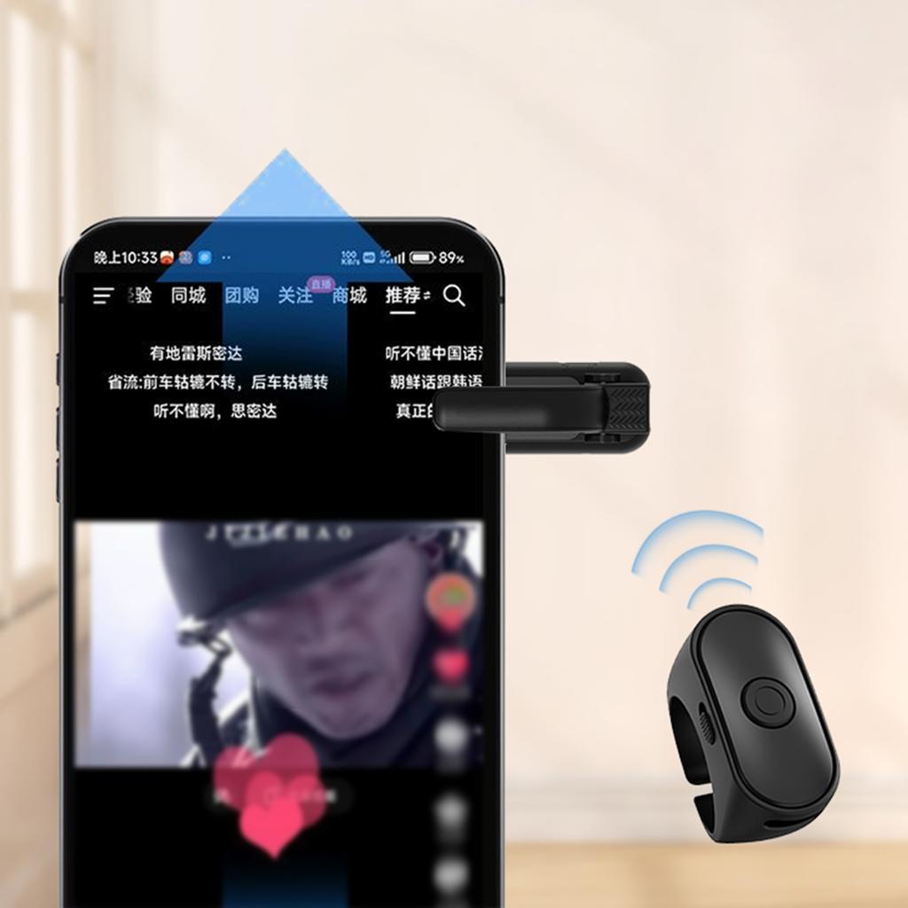 2-in-1 Page Turner Clicker Lightweight Page Turner Remote Record Triggers Remote for Kindle Paperwhite Scribe Accessories