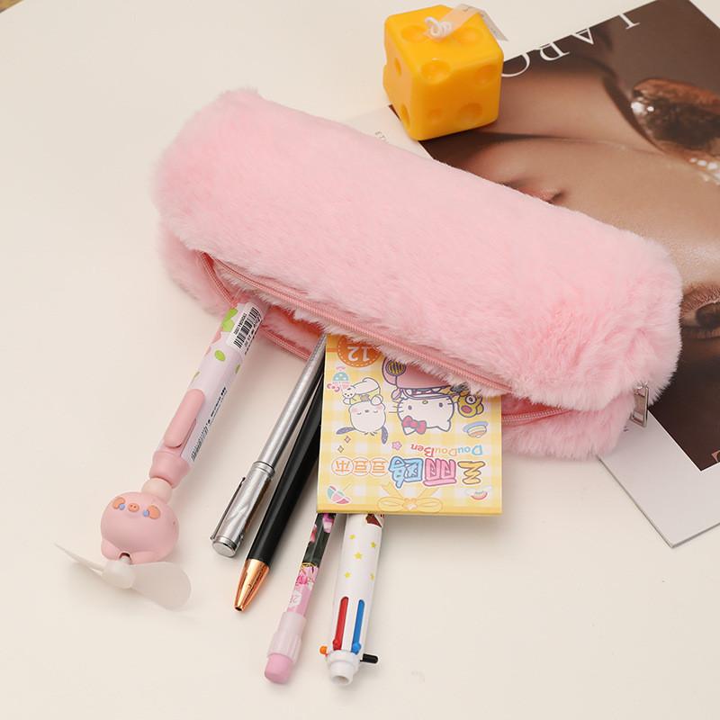 Astuccio Peluche Per Bambine Con Grande Capacità E Design Carino Per Materiale Scolastico