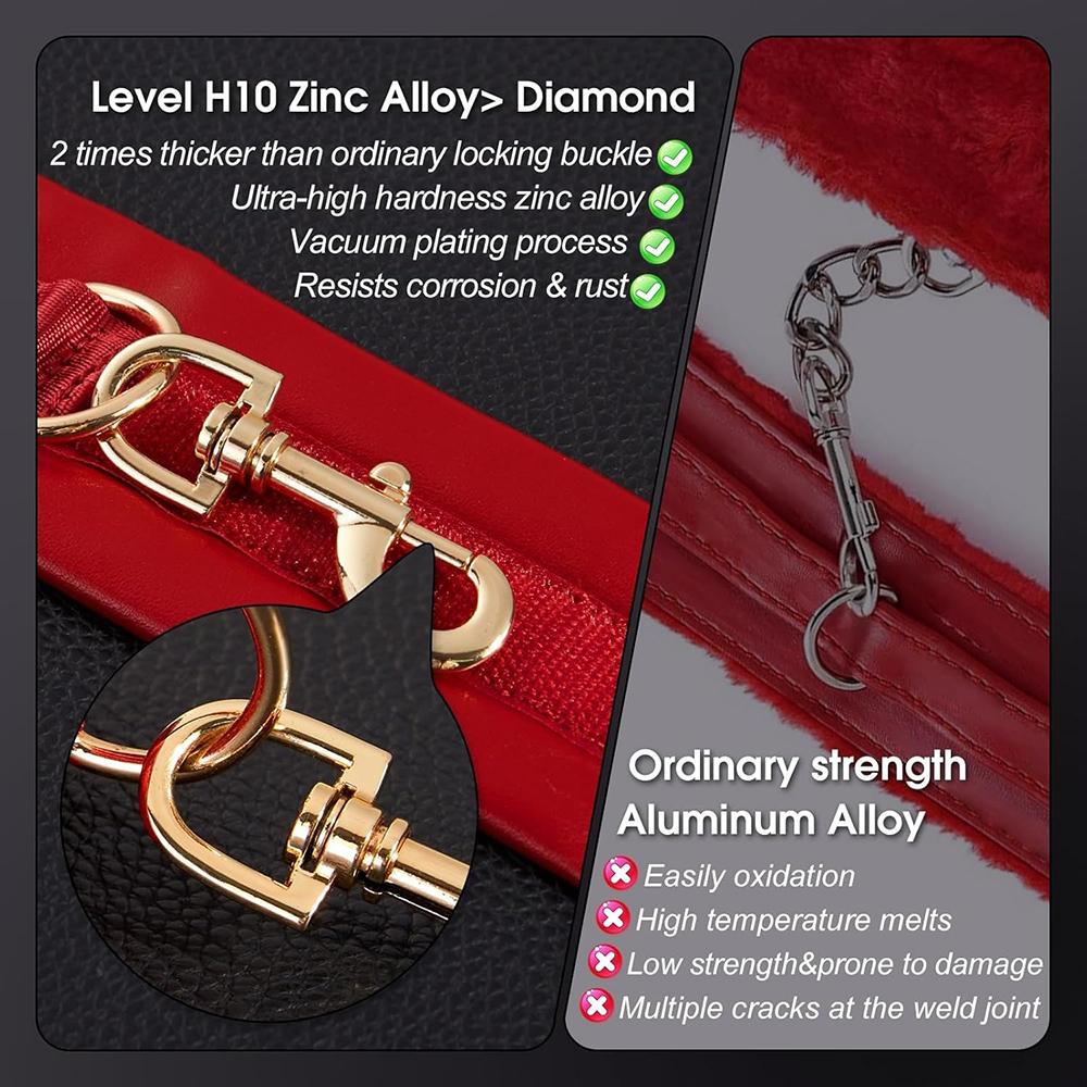 Sex Toys for Women Flirting Adjustable Erotic Handcuffs Neck Ankle Bondage Harness Open  Adult Couple Slave Restraints
