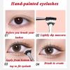 Foldable Angle Fan-shaped Mascara Brush, Upgraded Mascara Brush and Eyelash Comb, Eyelash Separating Tool, Fan-shaped Mascara Brush (set of 2)