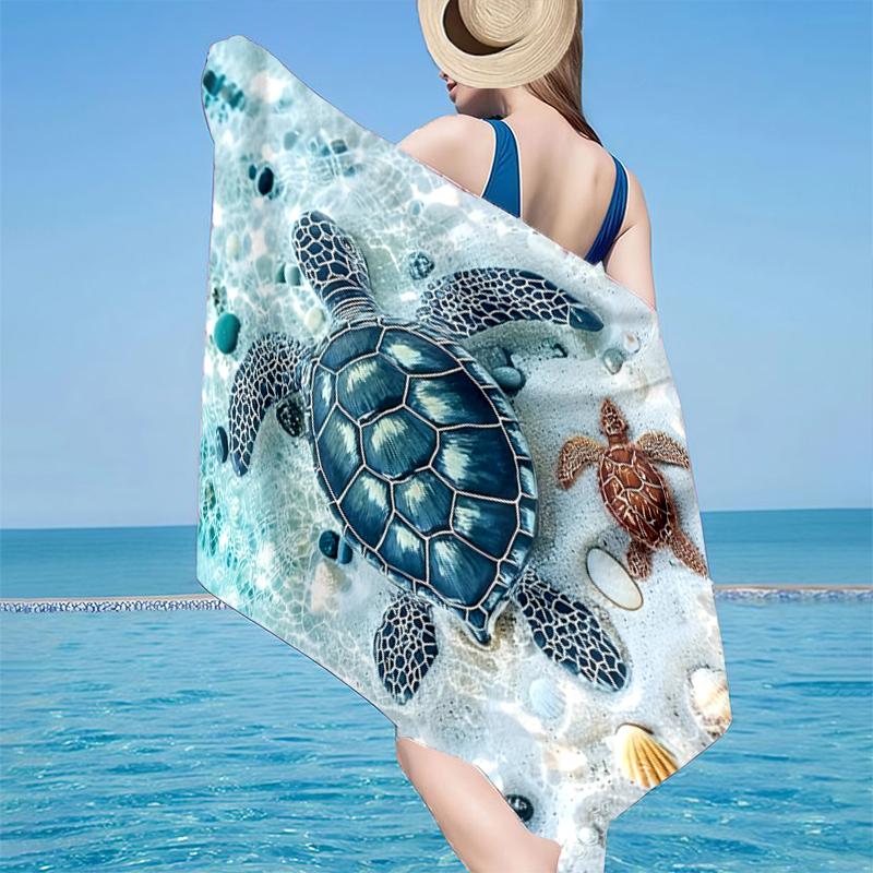 

Ocean Love Turtles Beach Towel, Super Soft Microfiber, Gift for Her/Him, Birthday, for Pool, Beach, Travel, Home Decor Fan gifts 70cmx140cm(27x55inch)