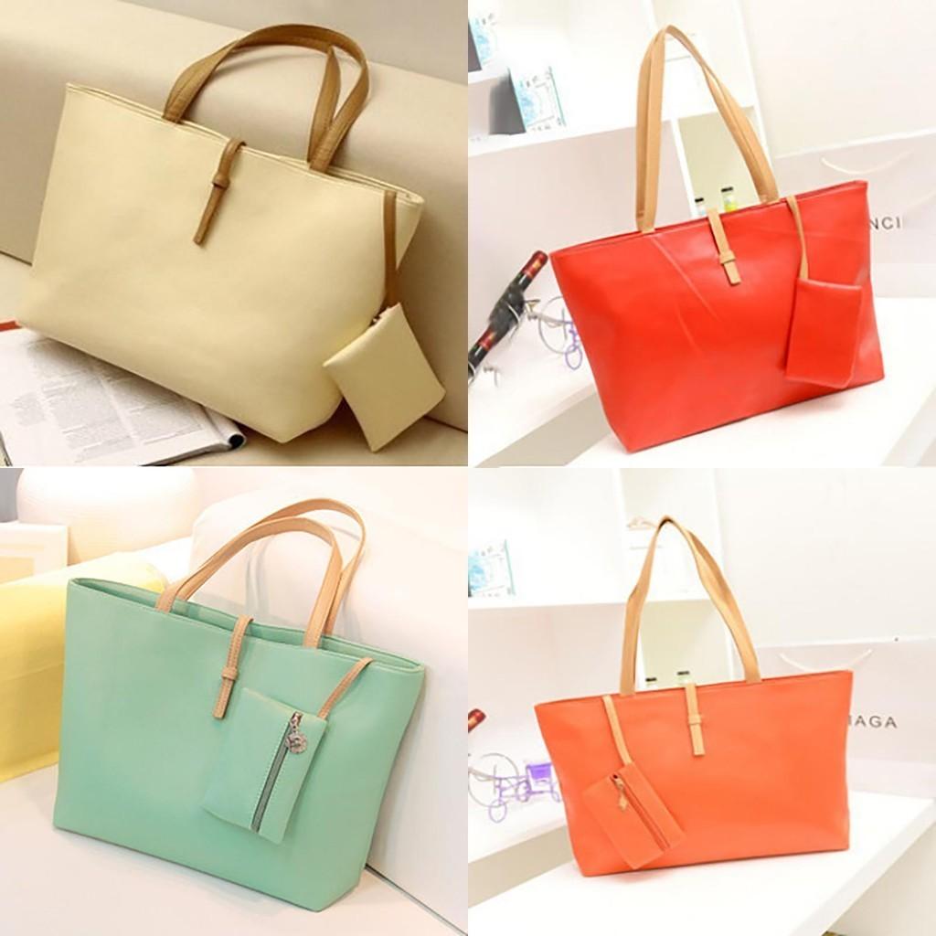 Luxurious Womens Faux Leather Shoulder Bag Offering Convenience And Chic Style For Shopping