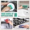 5/60pcs Steel Wire Sponge Wipe Non-stick Oil Brush Double Sided Cleaning Cloth Kitchen Dishcloth Scouring Pad Rag Cleaning Tool