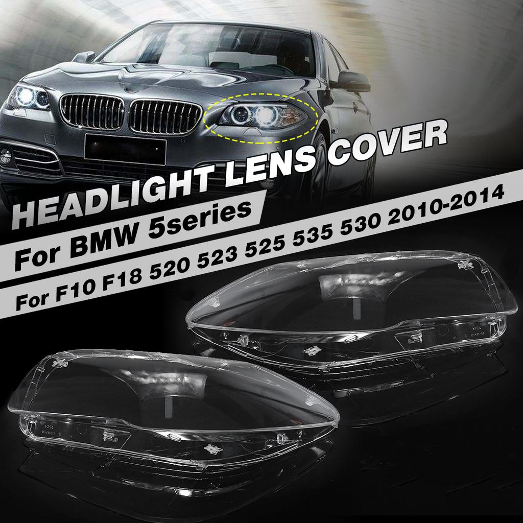 Clear Headlamp Cover For BMW F10 F18 5 Series 528i 530i 535i 2010-2017 Car Front Headlight Lens Cover Shell Headlamp