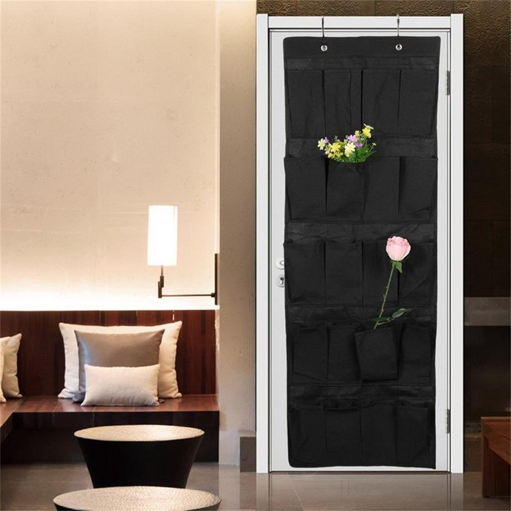 20  Door Back Shoe Hanging Bag Wall Non-woven Cosmetic Shoes Underwear Organizing Bag