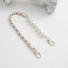 26Cm Pearl Purse Chain Short Handle Replacement Bag Chain Strap Metal Shoulder Chain Handbag Chain Accessories For Purse Bags