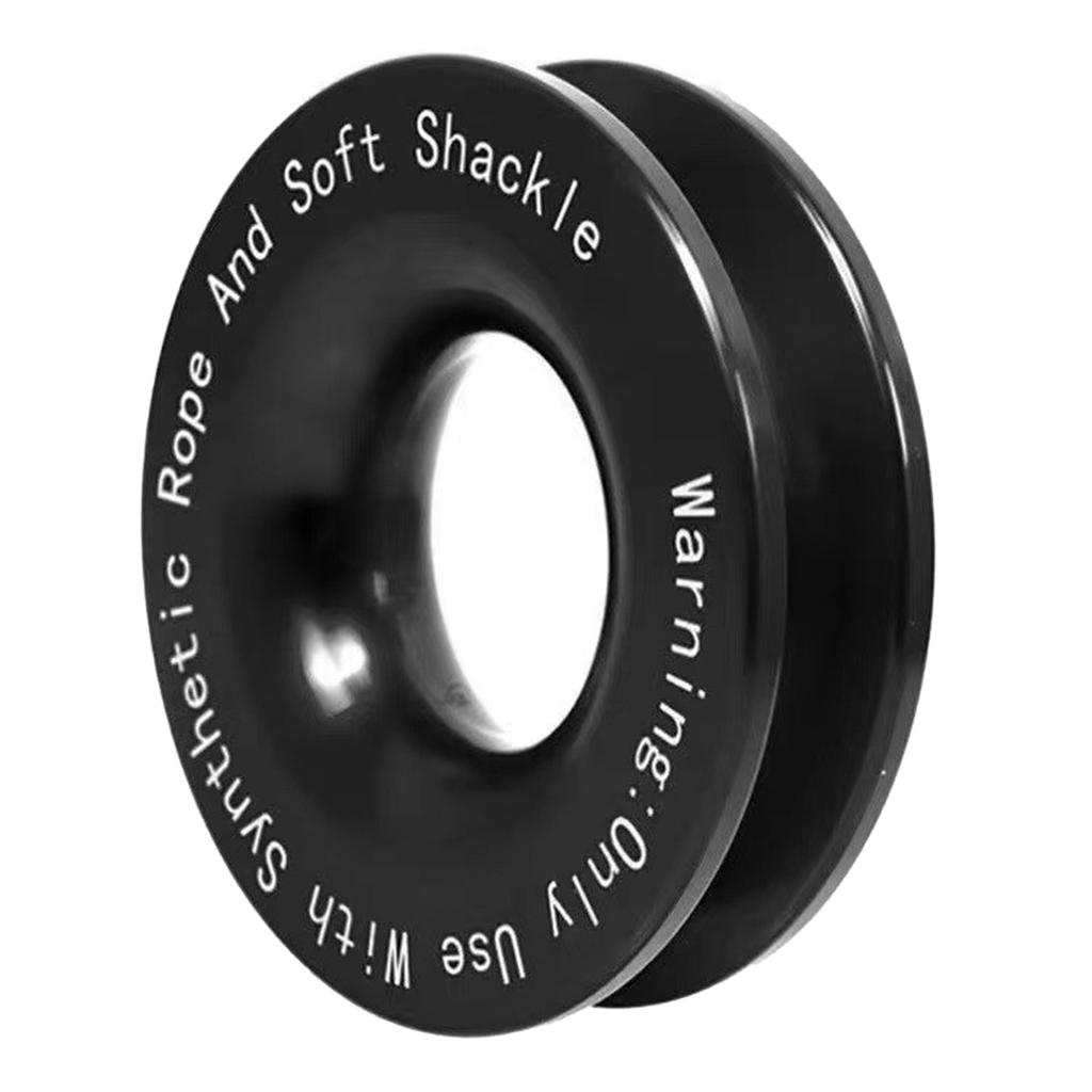 Portable Winch Snatchs Block Pulley Towing Rings Aluminum Alloy Snatchs Recovery Rings for SUV Truck Vehicle Towing
