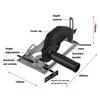 Positioning Bracket 0-40mm Cutting Depth Adjustable Nonslip Auxiliary Handle Modified Bracket Cutting Machine Slotting Base