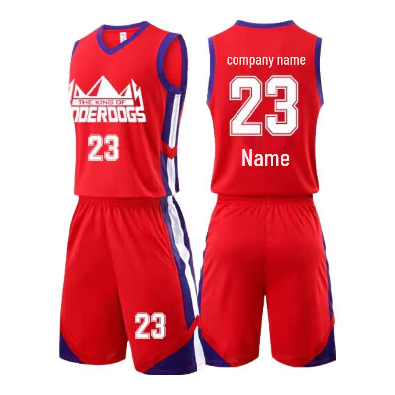 Unisex Breathable Basketball Jersey & Shorts Set M