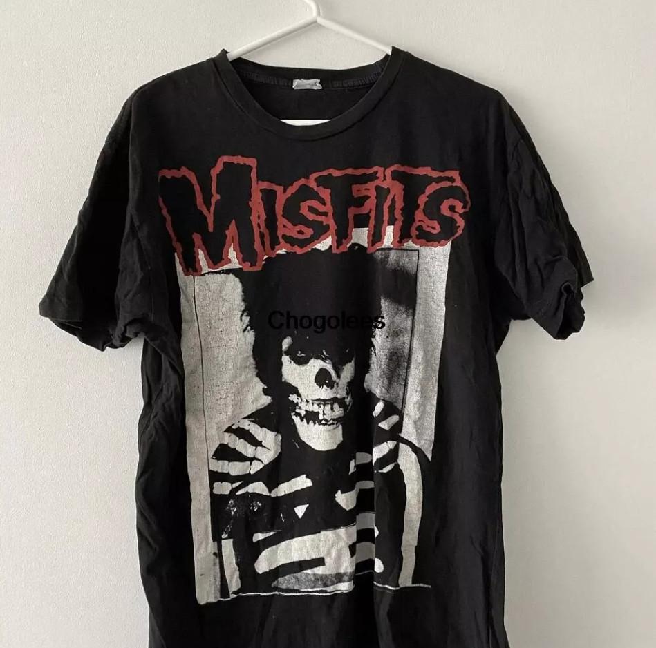 00s Vintage Misfits Skeleton Graphic T Shirt Unisex T-Shirt