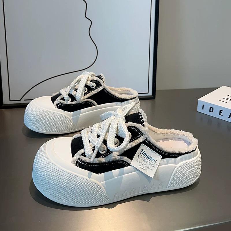 Original Design Burst Type Platform Baotou Slippers New Wear A Foot Pedal Cool Slippers Platform Shoes for Women 39 чёрный 4800₽