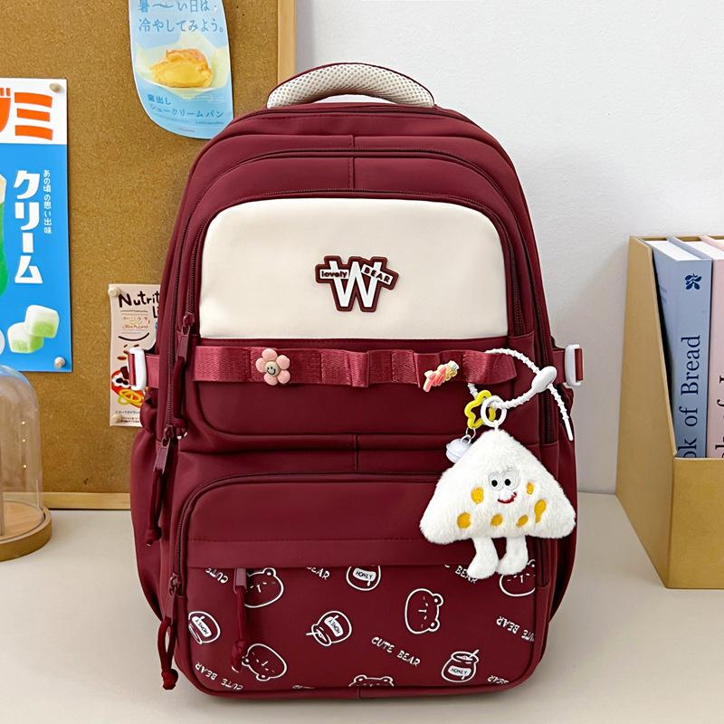 Schoolbag backpack for women's small fresh junior high school primary school students 45th and 6th grade girls backpack New student schoolbag