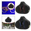 Bike Seat Soft Wide Cycling Cushion Pad Shock Absorbing Mountain Bike Exercise Bike Breathable PU for Men Women Bicycle Saddle