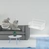 Cat Sculpture Ornament And Wire Basket Shelves for Artistic Bedroom Living Room Kitchen Bathroom