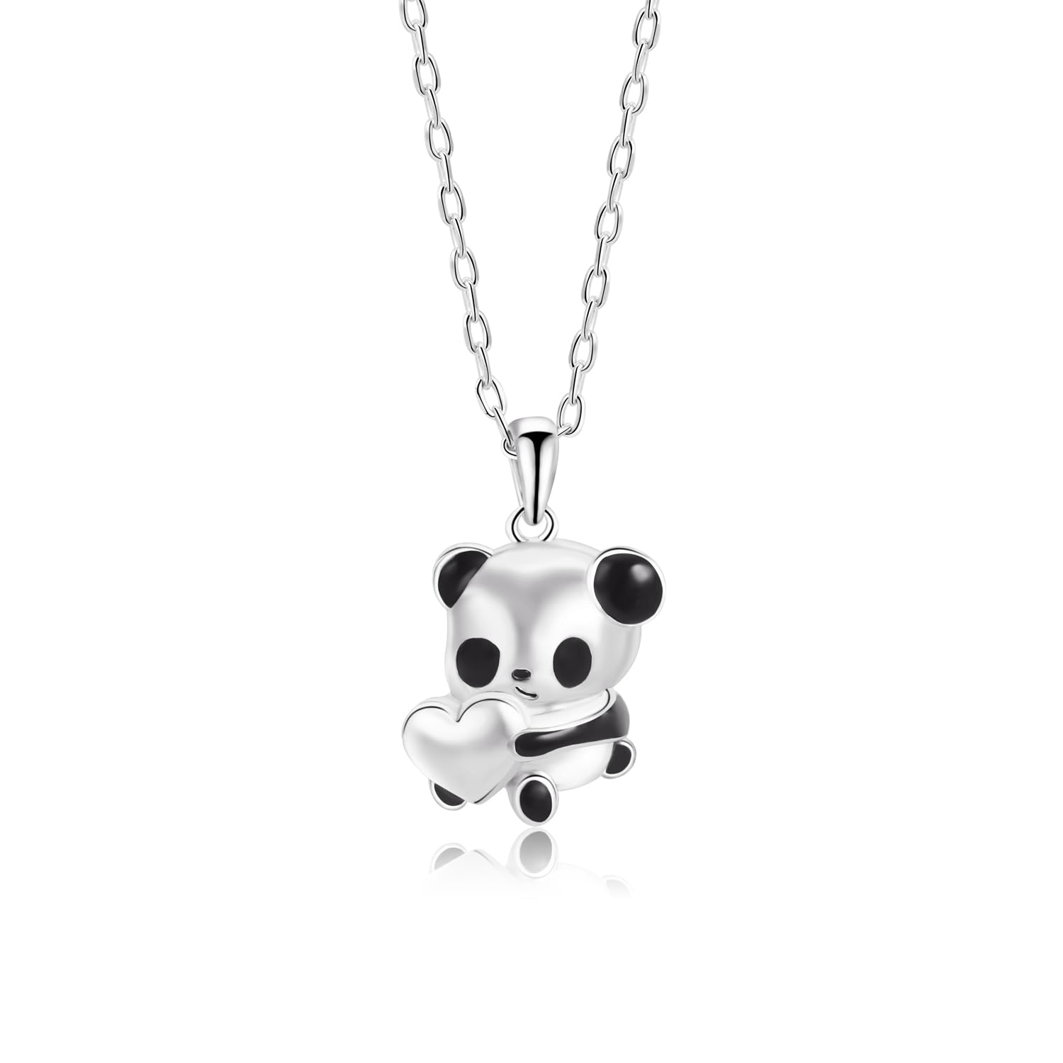 

[BIANCA] Panda-shaped necklace (gift)
