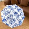 1PC Cartoon Faces Umbrella-8-Rib Reinforced Portable Folding Travel Suitable for All Seasons Outdoor Daily Use-J341