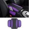 Leather Car Center Console Cover With Side Pockets,Stylish Car Decorations Interior Armrest Cover For Car Seat Organizer,Universal Center Console