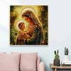 New Arrival 5D DIY Full Circle Diamond Painting "Madonna and Child" Embroidery Cross Stitch Home Decor Gift