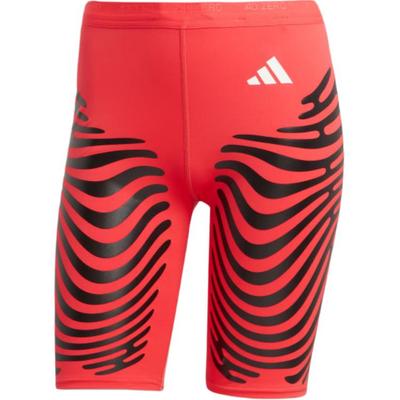 Adizero Control Pohodlné šortky stredne vysokého pása Slim Fit Trištvrťové ležérne šortky Dámske šortky Červená Čierna IX8977