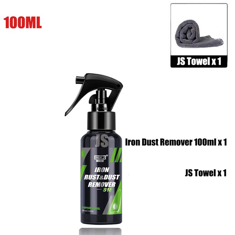 50/100/300ml Car Paint & Wheel Iron Particles Powder Cleaning Super Rust Dust Remover Spray Metal Surface Defender Auto Rim Cleaner