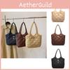Trendy And Spacious Women's Quilted Tote Bag Perfect For Winter Street Style
