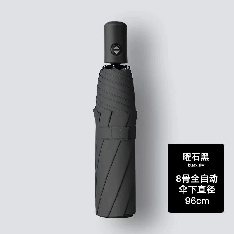 Fully Automatic Wind-Resistant Umbrella for Students, Reinforced and Thickened, Foldable, Dual-Use for Sun and Rain, Suitable for Both Men and Women