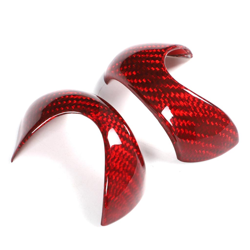 Carbon Fiber car center console head cover gear head cover trim Suitable for Mercedes-Benz Smart 451 Fortwo 2009-2015
