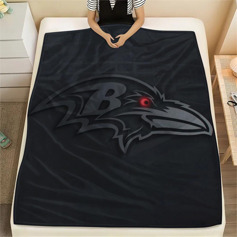 Baltimore Ravens2 Flannel Blanket, High quality Comfortable for All Seasons, Home Decor, Warmth and Comfort