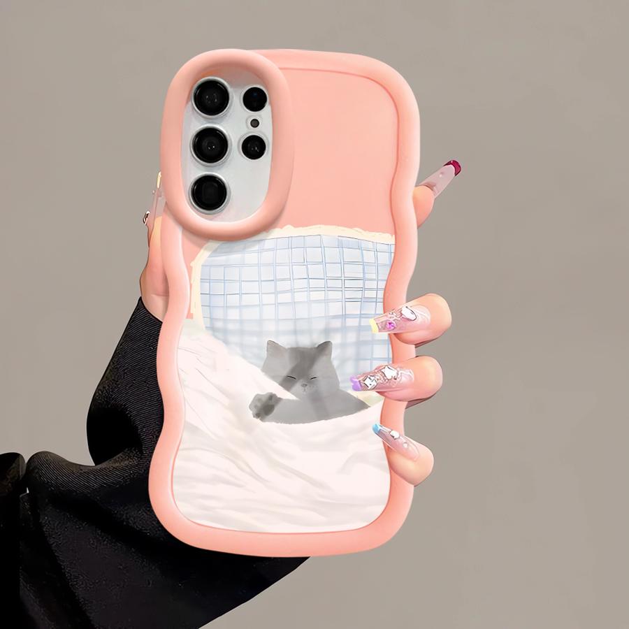 Soft Phone Cover Case for Samsung Galaxy A26 S22 Ultra S25 A25 S24 S20 FE S21 S23 Plus A24 A36 A55 A34 A35 A54 Cartoon Dog