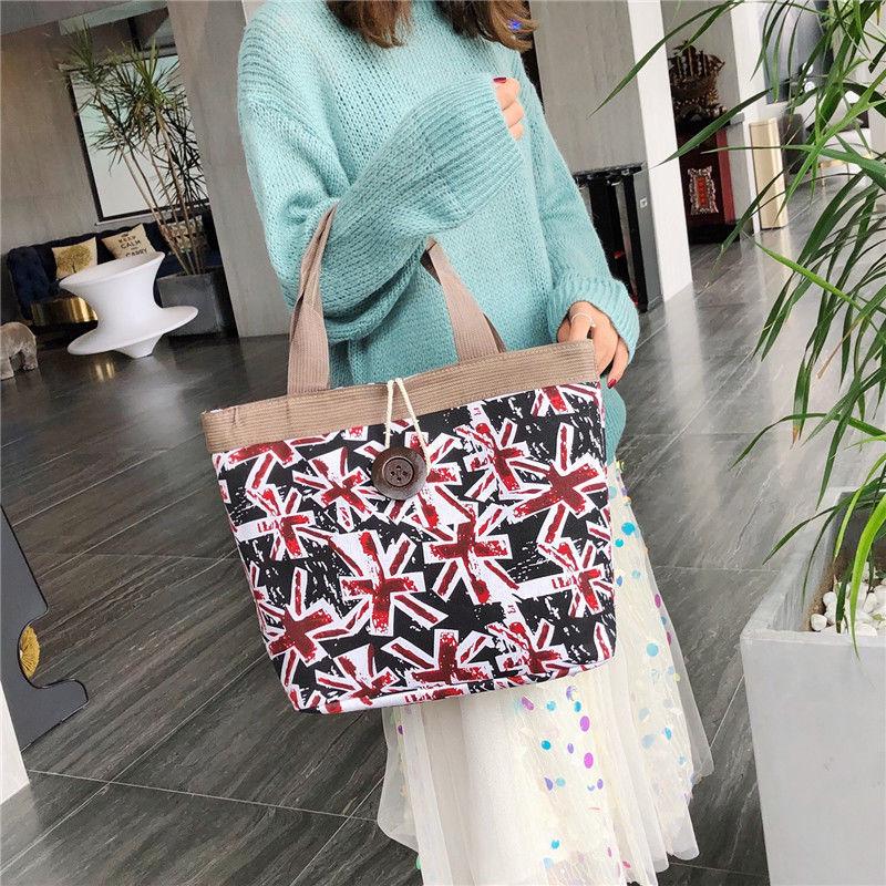 Ethnic Style Women's Large Capacity Canvas Tote Bag