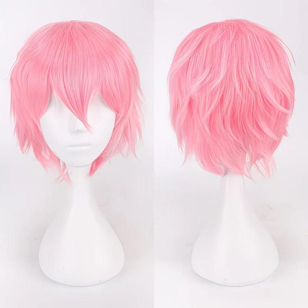 Silkyjoy Universal Cos Wig, 30Cm Face-Flattering Short Hair With Flipped Ends, Multiple Colors Available