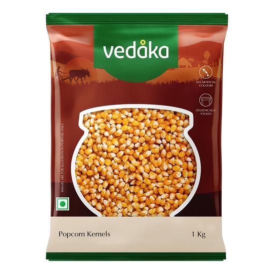 

Зерна попкорна Vedaka | Готовы к приготовлению | 1 кг 1kg