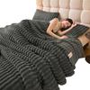 Rabbit Fur Plush Flannel Blanket - Coral Fleece Nap & Air Conditioning Cover, Thickened Small Summer Blanket