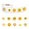 500 Stickers/rolls of Sunny and High-light Rolls of Rolls of Children's Toys Reward Stickers Creative Decorative Self-adhesive Stickers