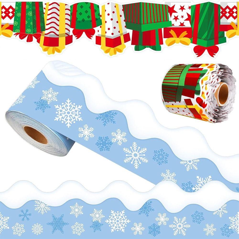 10m/Roll Bulletin Board Border Self-adhesive Border Trim Classroom Border Trim Classroom Decor
