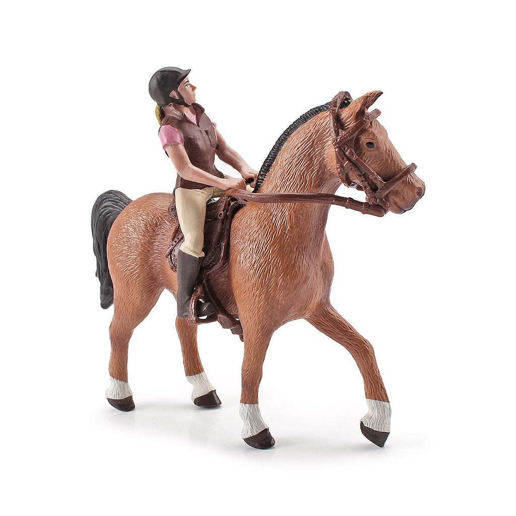 Childrens Pvc Horse Rider Model With Realistic Design For Pretend Play And Collecting