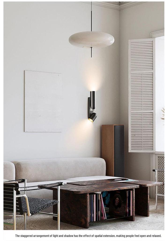 Nordic Adjustable LED Wall Lamp for Bedroom, Hallway, or Hotel