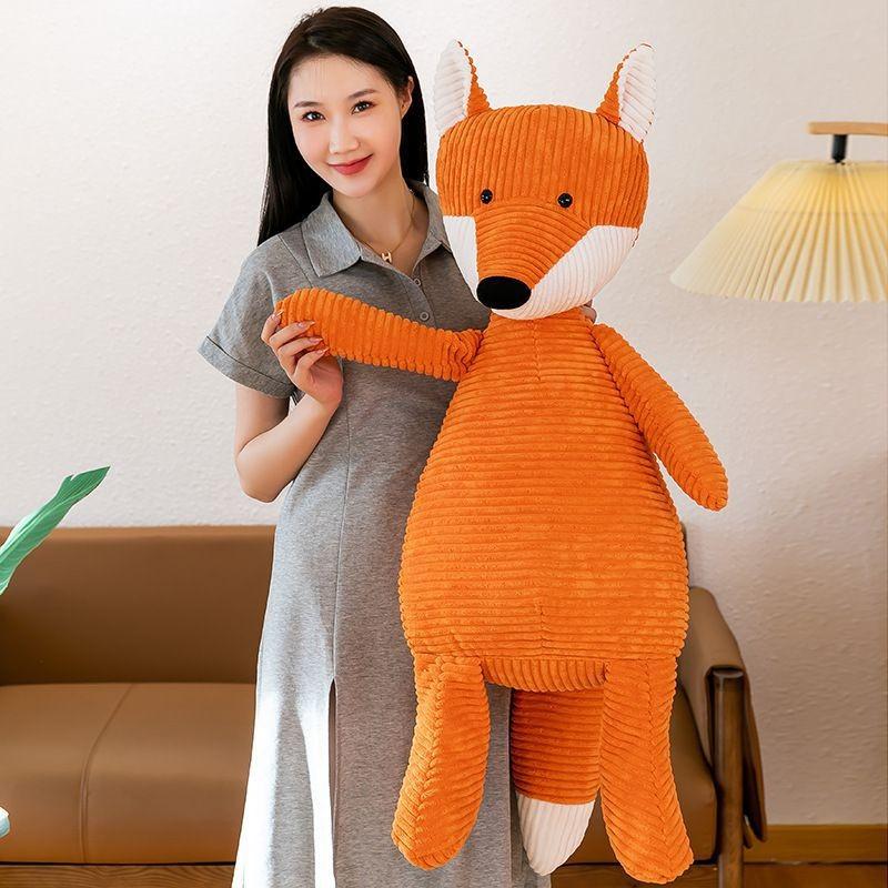 Adorable Plush Fox Toy Soft Cuddly Animal Doll Made Of High Quality Pp Cotton