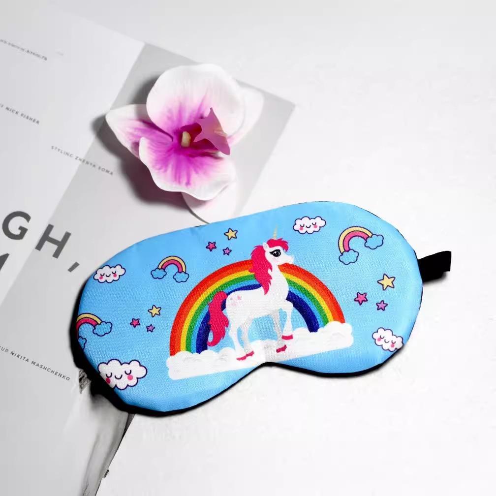 

Cute Animal Eye Mask Cartoon Sleeping Mask Eye Shade Cover Blindfold Eyeshade Vacation Travel Home Kids Birthday Christmas Gift
