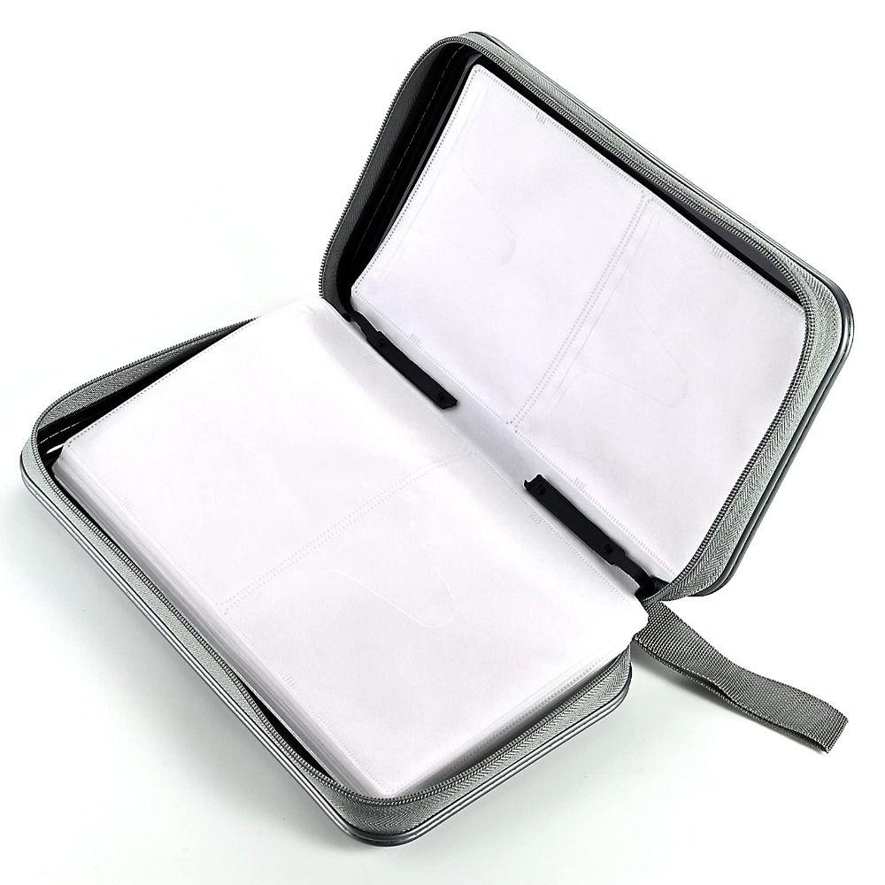 Storage CD Case Holder Portable CD Case Wallet Disc Cases Storage Binder DVD Bag  CD/DVD Album