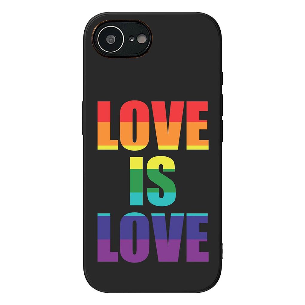 Silicone Cover for Xiaomi Redmi 15 9A 9C NFC 7A 9T Note 9 8 7 8T 15c A5 4G 5G Phone Case Love Is Love Rainbow LGBT Gay Lesbian