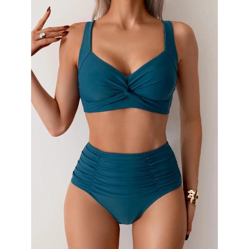 Swimsuit For Women 2026 Women Two Piece Swimsuit Sexy Two Piece High Waist Bikini Swimsuit S