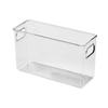 Clear Storage Bin Sturdy PET Transparent Desktop Phone Case Makeup Storage Organizer Home Dormitory Office
