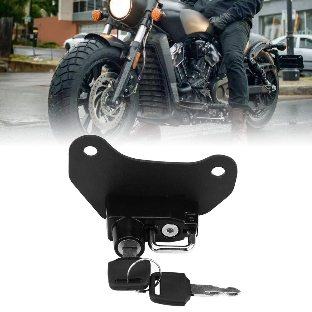Motorcycle Alloy Helmet Lock Mount Hook 