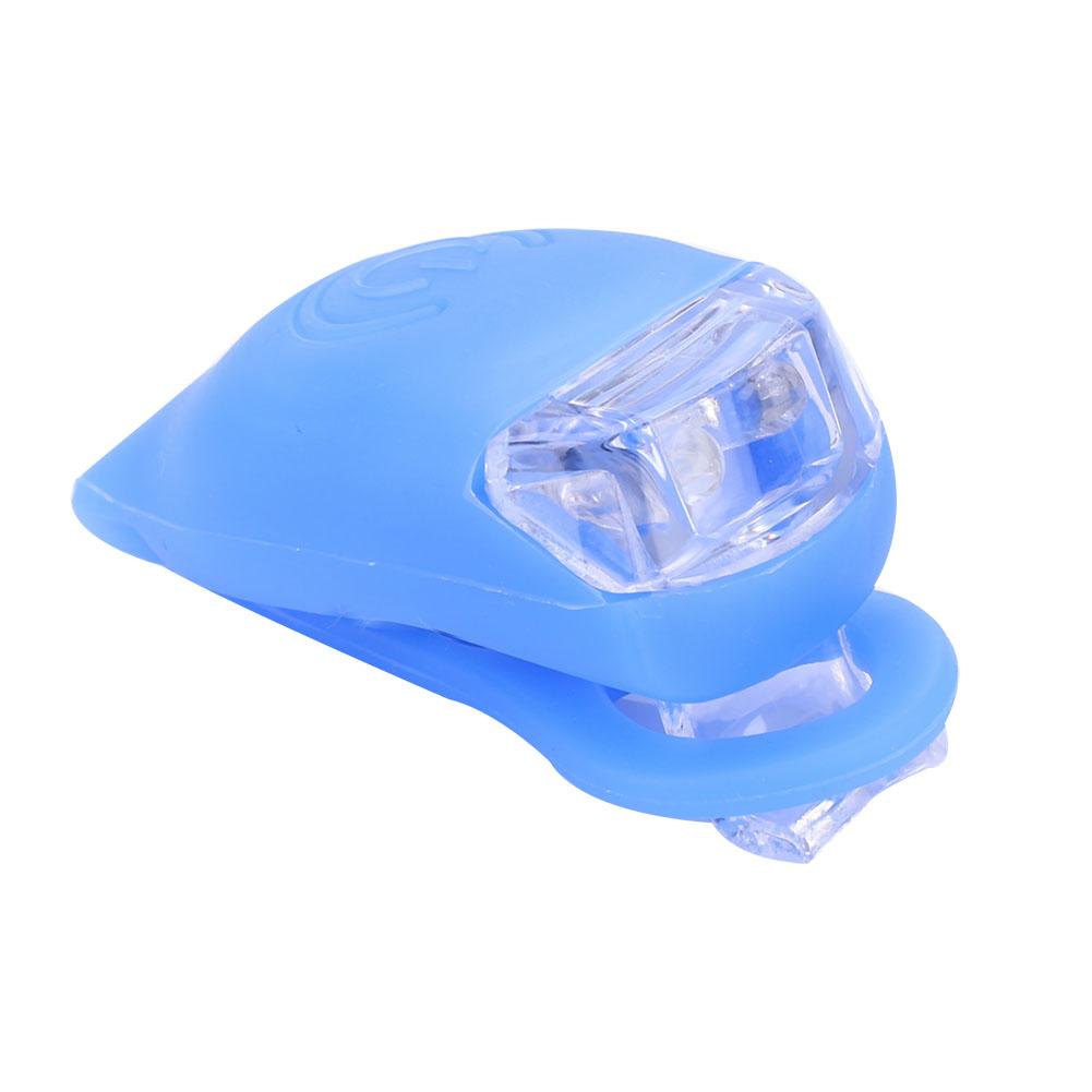   Silicone   FrontCelsiusRear LED Warning Light Waterproof Bike Flash Lamp Black