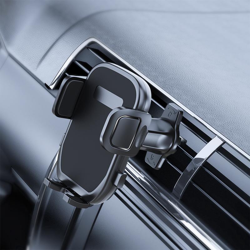 A193+X158 Universal 360 Degrees Rotatable Metal Hook Type Car Air Outlet Mobile Phone Holder Bracket