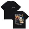 Rapper Mora Lo Mismo De La Otra Vez Tour 2025 Merch T Shirts Unisex Women Harajuku Vintage Oversized Cozy Cotton TShirt Streetwear