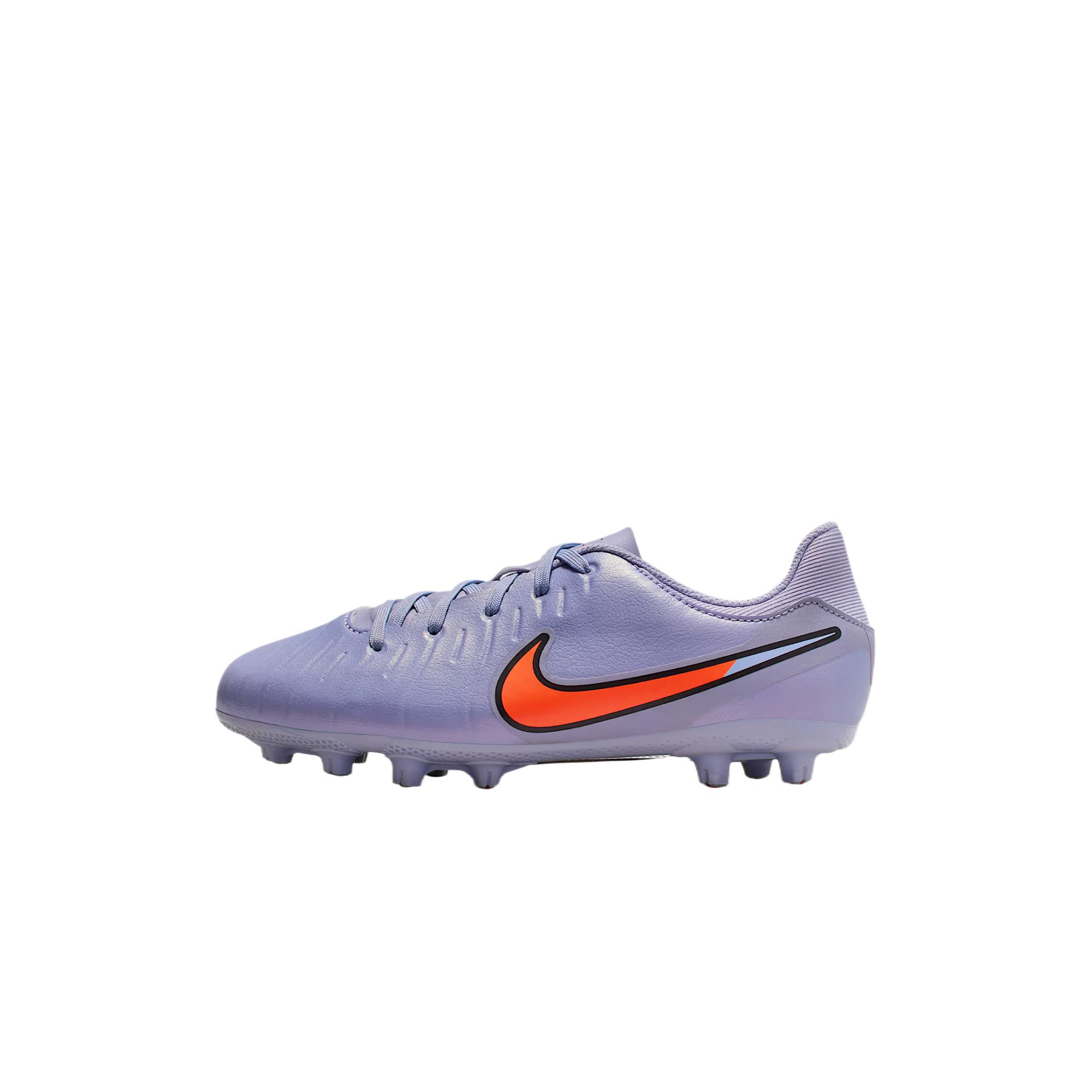 Nike Tiempo Legend 10 Synthetic Leather Kids  Soccer Shoes Purple Kids  DV4349-402 35